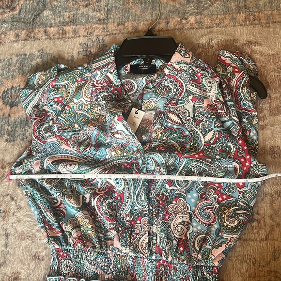 Tahari NWT Paisley Midi Dress - Picture 9 of 12